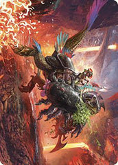 Triumphant Chomp Art Card [The Lost Caverns of Ixalan Art Series] | Rook's Games and More