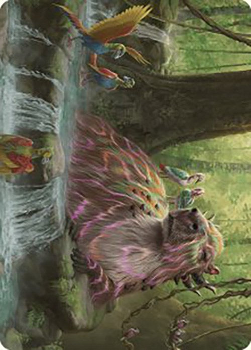 Basking Capybara Art Card [The Lost Caverns of Ixalan Art Series] | Rook's Games and More