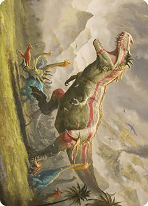 Ghalta, Stampede Tyrant Art Card [The Lost Caverns of Ixalan Art Series] | Rook's Games and More