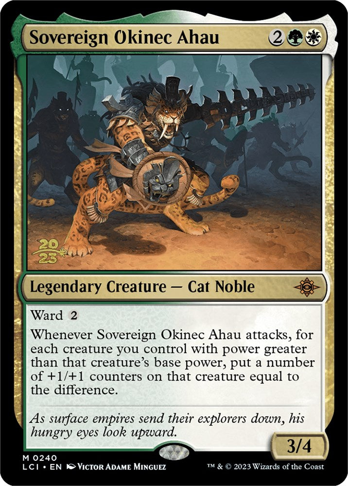 Sovereign Okinec Ahau [The Lost Caverns of Ixalan Prerelease Cards] | Rook's Games and More