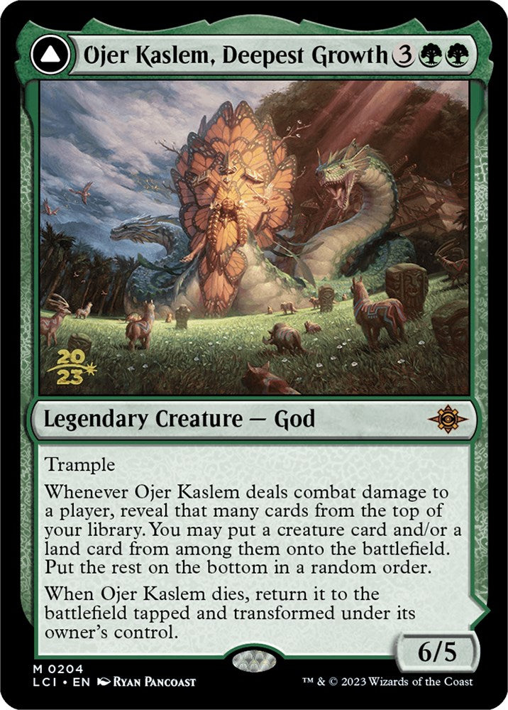 Ojer Kaslem, Deepest Growth // Temple of Cultivation [The Lost Caverns of Ixalan Prerelease Cards] | Rook's Games and More