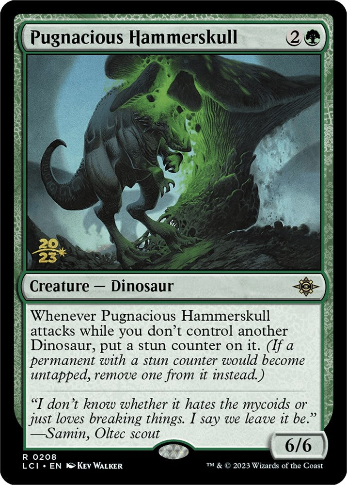 Pugnacious Hammerskull [The Lost Caverns of Ixalan Prerelease Cards] | Rook's Games and More