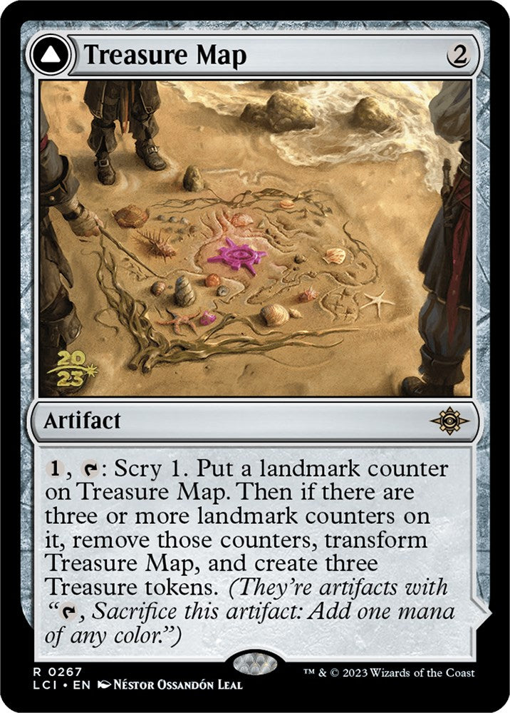 Treasure Map // Treasure Cove [The Lost Caverns of Ixalan Prerelease Cards] | Rook's Games and More