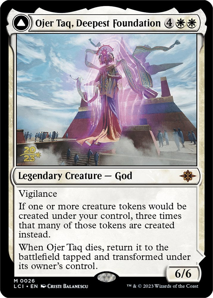 Ojer Taq, Deepest Foundation // Temple of Civilization [The Lost Caverns of Ixalan Prerelease Cards] | Rook's Games and More