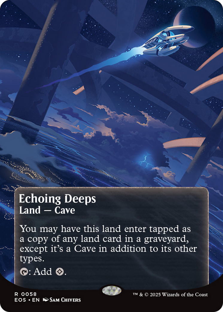 Echoing Deeps (0058) (Borderless) [Edge of Eternities: Stellar Sights] | Rook's Games and More
