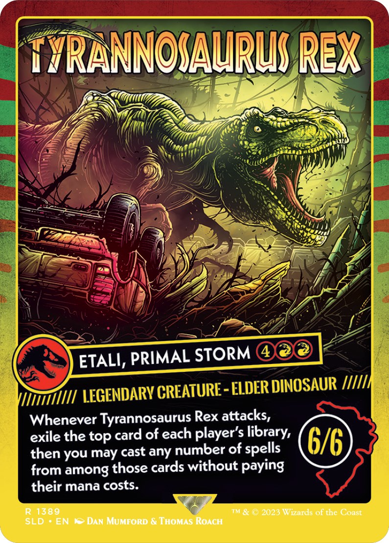 Tyrannosaurus Rex - Etali, Primal Storm [Secret Lair Drop Series] | Rook's Games and More