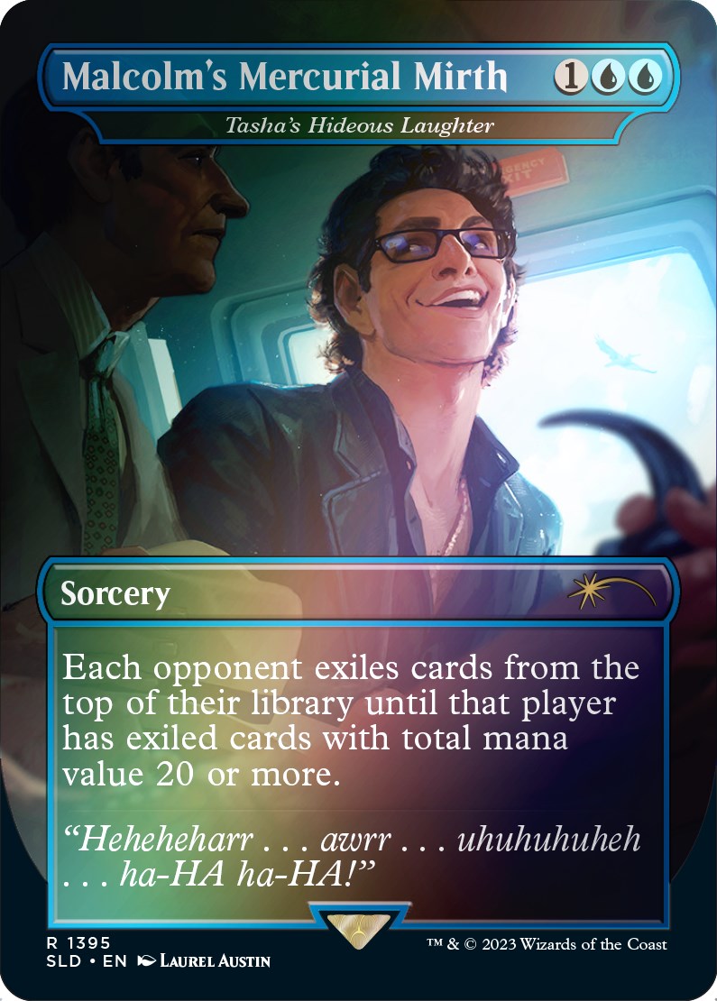 Malcolm's Mercurial Mirth - Tasha's Hideous Laughter (Rainbow Foil) [Secret Lair Drop Series] | Rook's Games and More