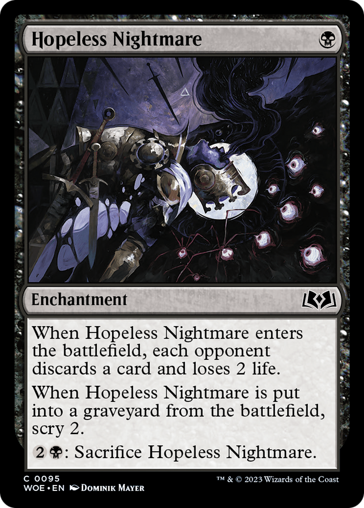 Hopeless Nightmare [Wilds of Eldraine] | Rook's Games and More