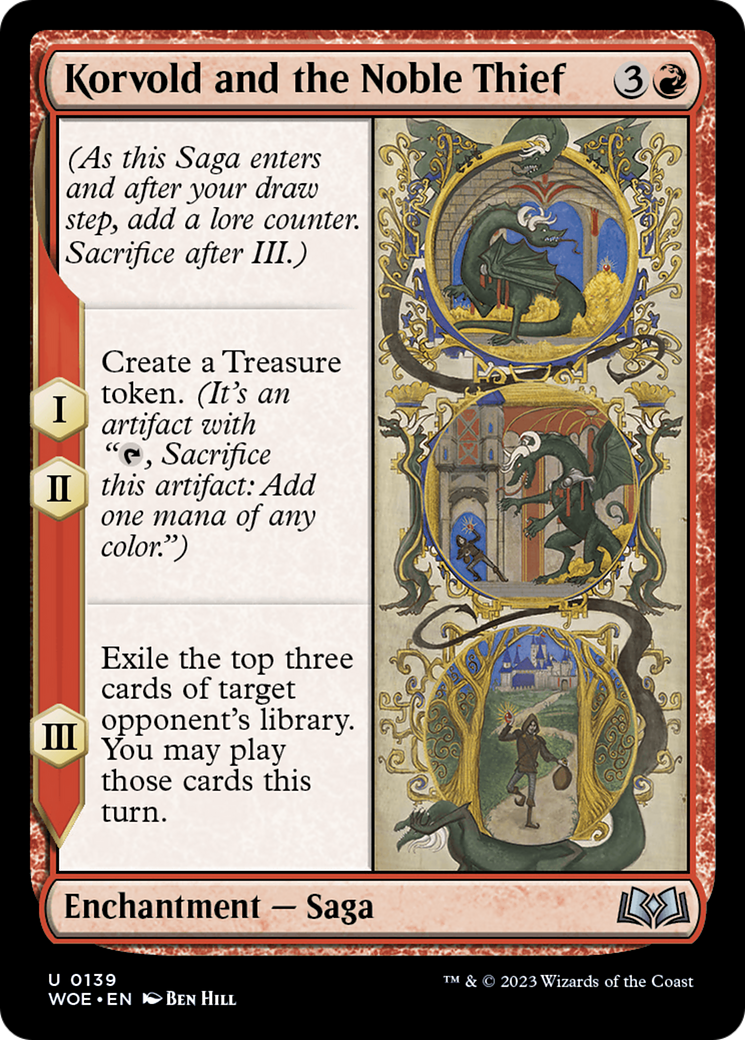 Korvold and the Noble Thief [Wilds of Eldraine] | Rook's Games and More