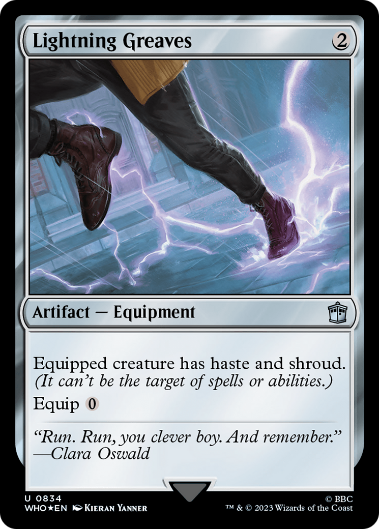 Lightning Greaves (Surge Foil) [Doctor Who] | Rook's Games and More