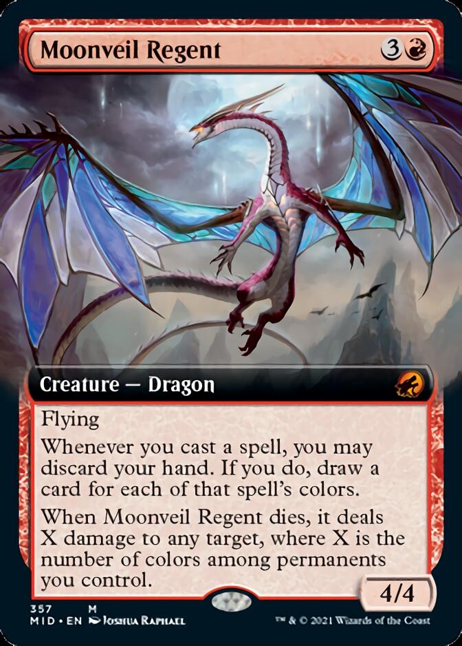 Moonveil Regent (Extended Art) [Innistrad: Midnight Hunt] | Rook's Games and More