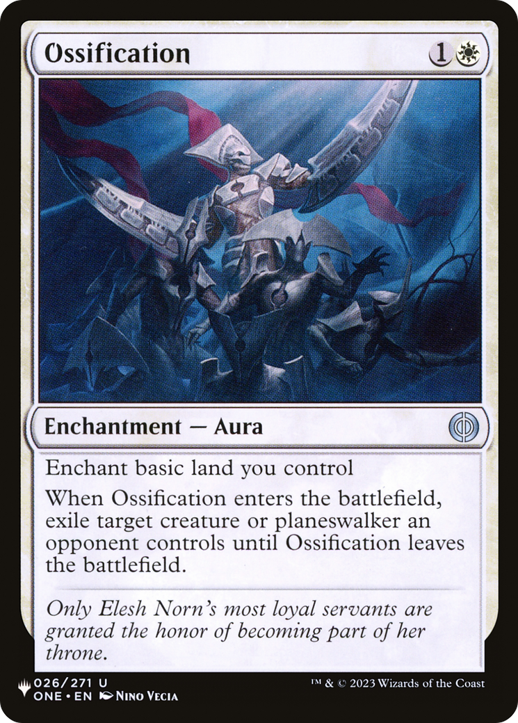 Ossification [The List] | Rook's Games and More