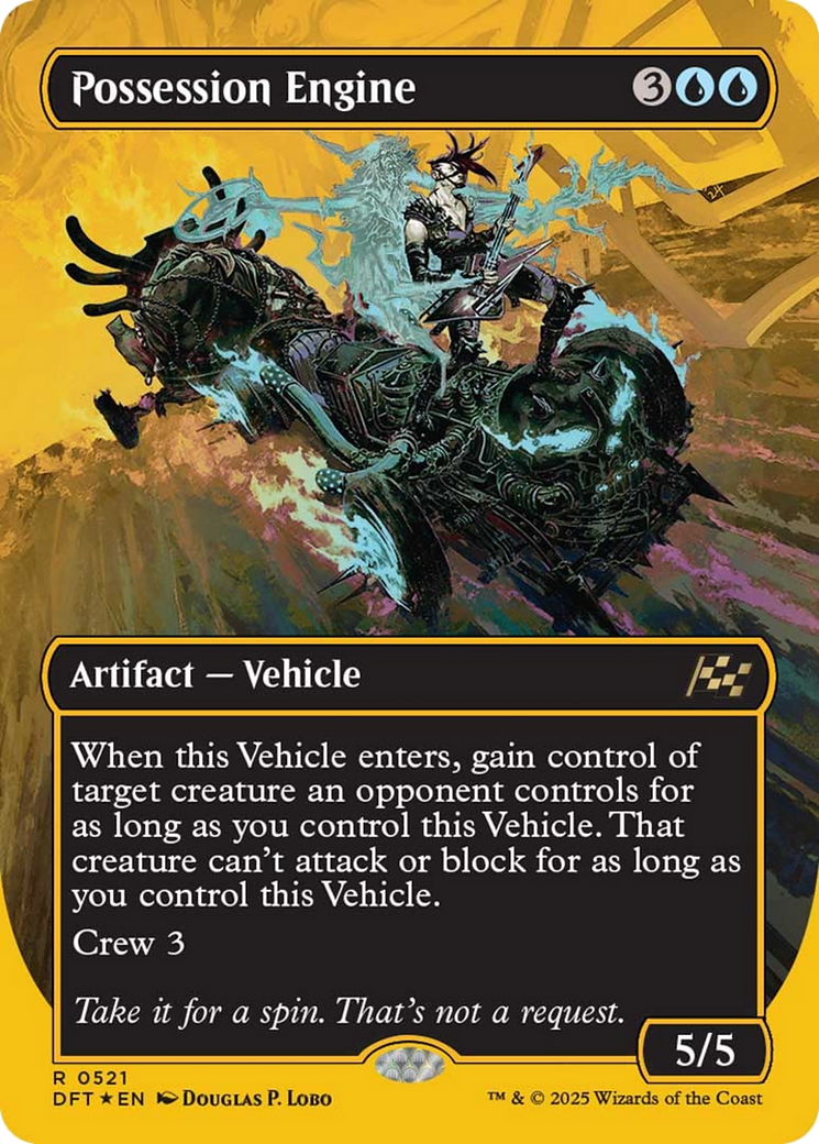 Possession Engine (Borderless) (First-Place Foil) [Aetherdrift] | Rook's Games and More