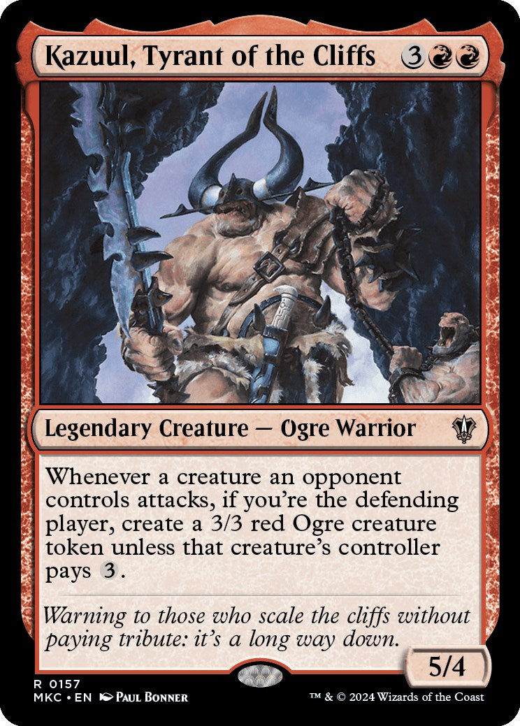 Kazuul, Tyrant of the Cliffs [Murders at Karlov Manor Commander] | Rook's Games and More