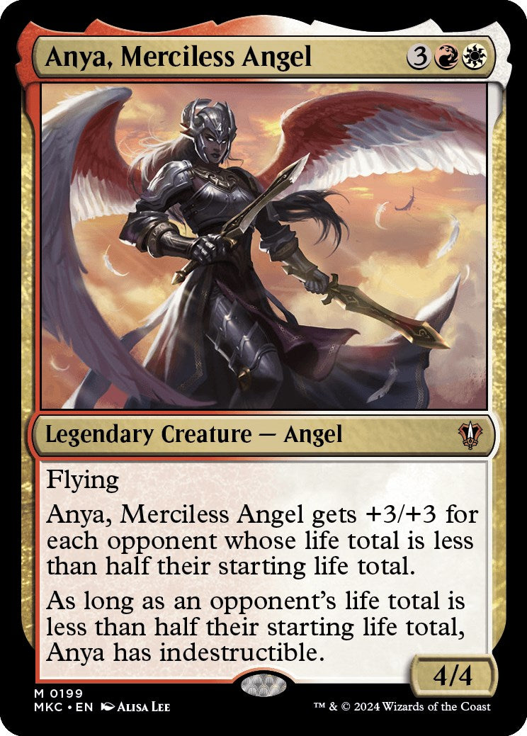 Anya, Merciless Angel [Murders at Karlov Manor Commander] | Rook's Games and More