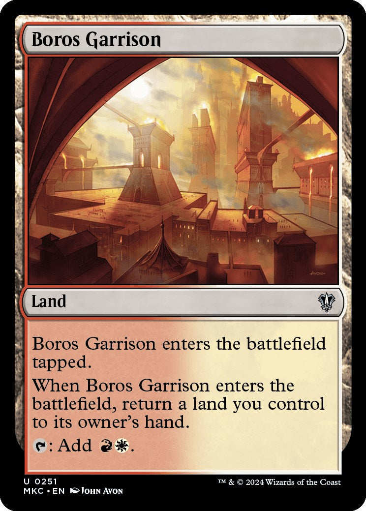 Boros Garrison [Murders at Karlov Manor Commander] | Rook's Games and More