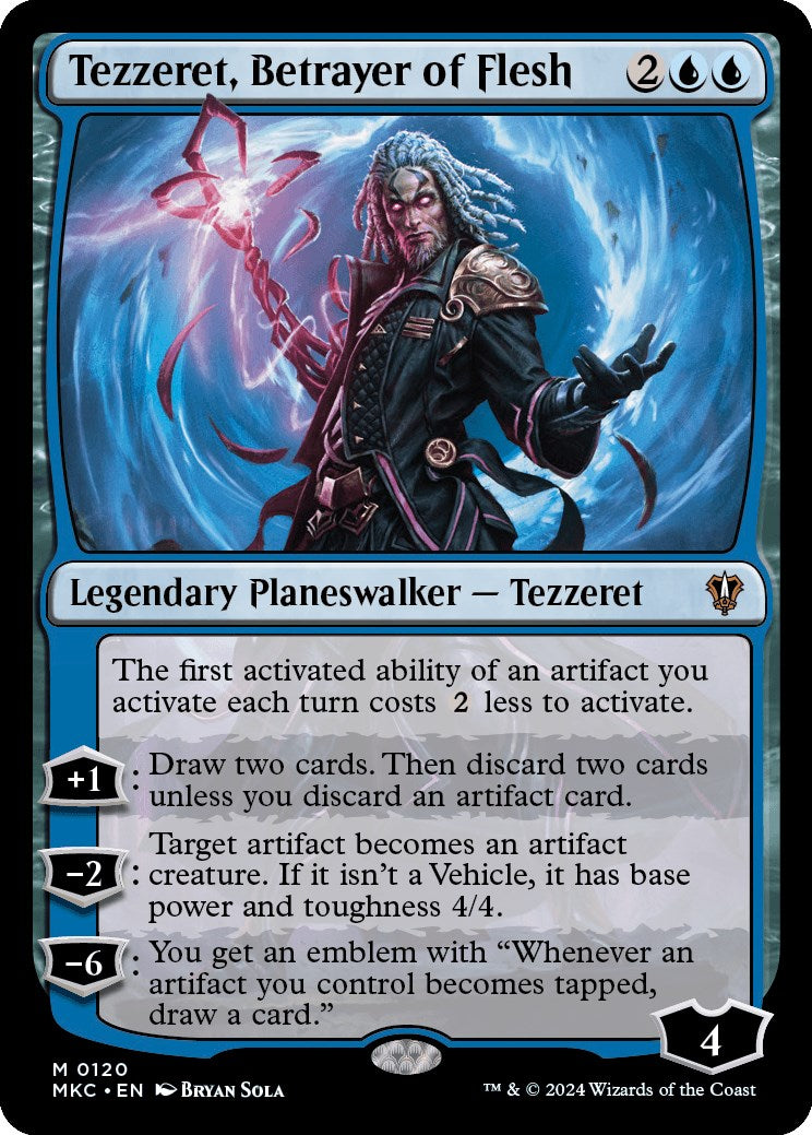 Tezzeret, Betrayer of Flesh [Murders at Karlov Manor Commander] | Rook's Games and More