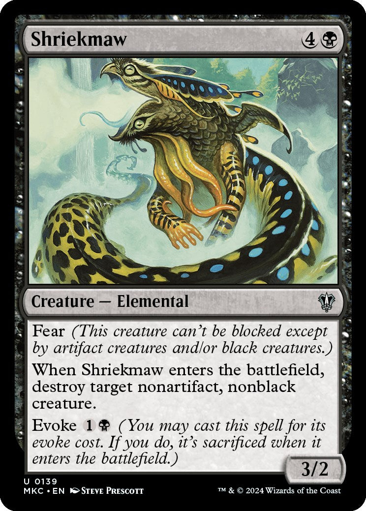 Shriekmaw [Murders at Karlov Manor Commander] | Rook's Games and More
