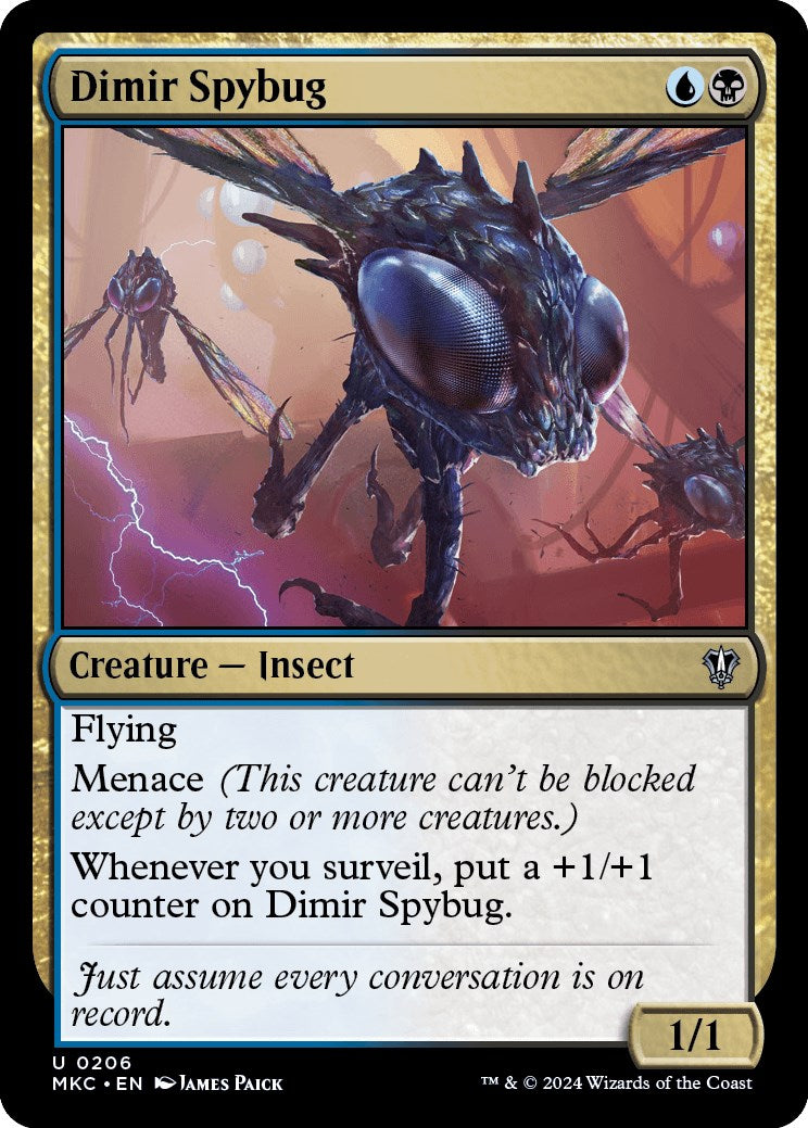 Dimir Spybug [Murders at Karlov Manor Commander] | Rook's Games and More