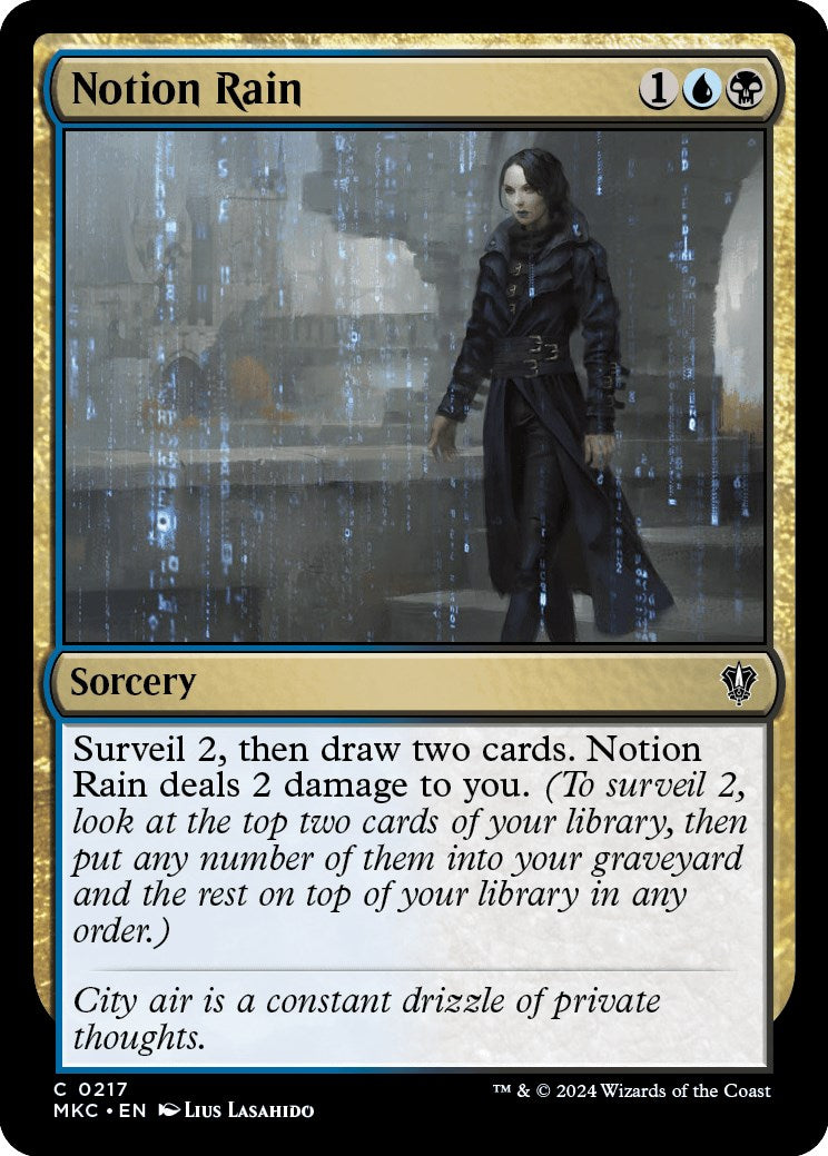 Notion Rain [Murders at Karlov Manor Commander] | Rook's Games and More