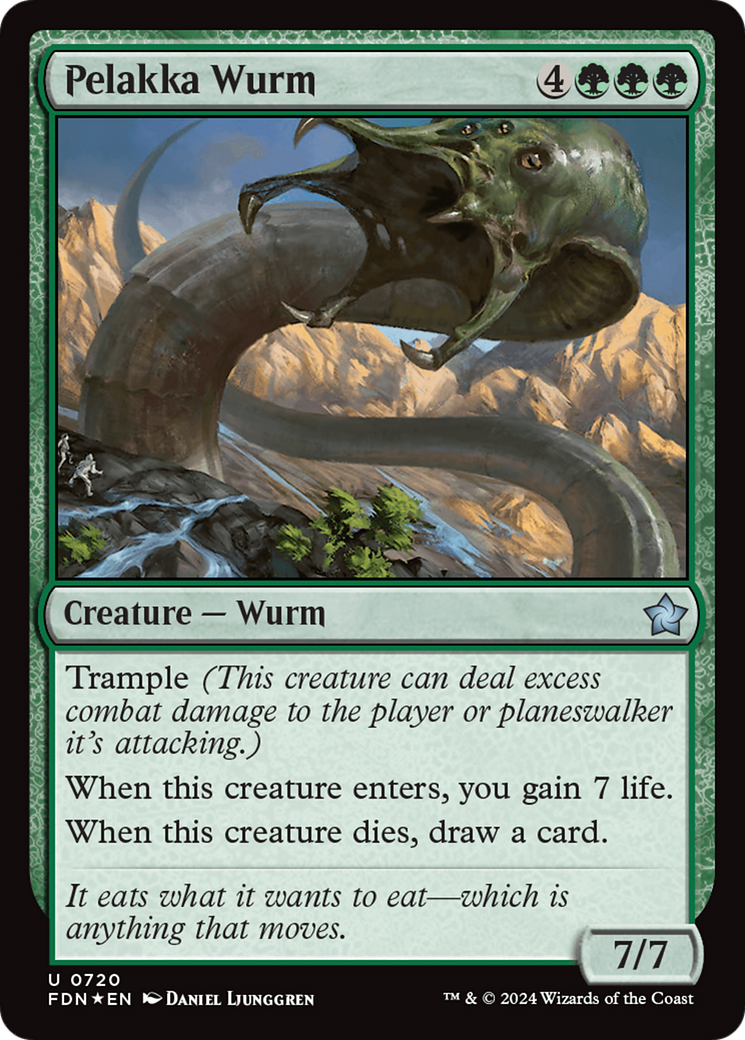 Pelakka Wurm [Foundations] | Rook's Games and More