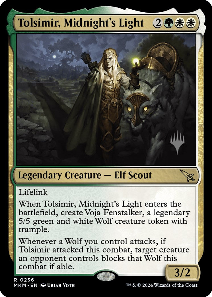 Tolsimir, Midnight's Light (Promo Pack) [Murders at Karlov Manor Promos] | Rook's Games and More