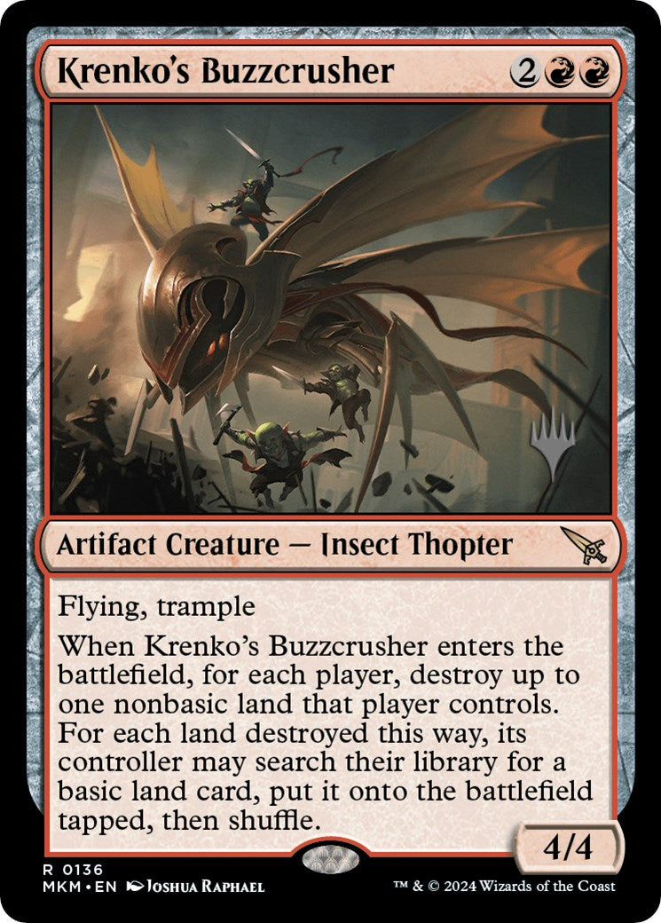 Krenko's Buzzcrusher (Promo Pack) [Murders at Karlov Manor Promos] | Rook's Games and More