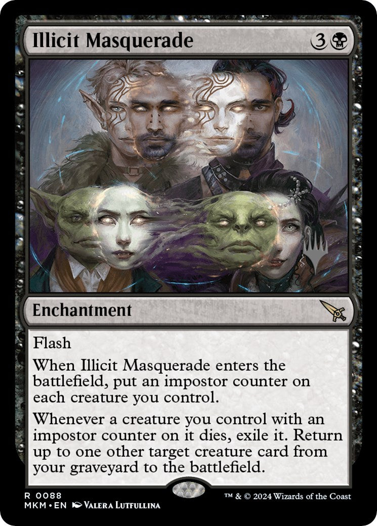 Illicit Masquerade (Promo Pack) [Murders at Karlov Manor Promos] | Rook's Games and More