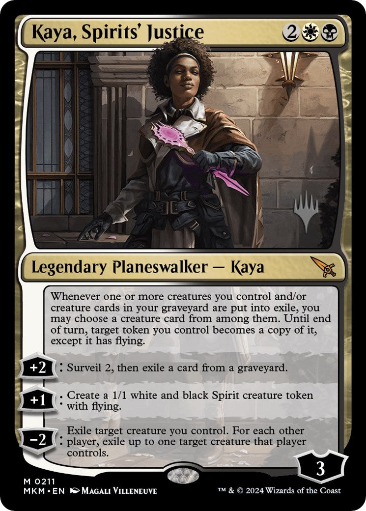 Kaya, Spirits' Justice (Promo Pack) [Murders at Karlov Manor Promos] | Rook's Games and More