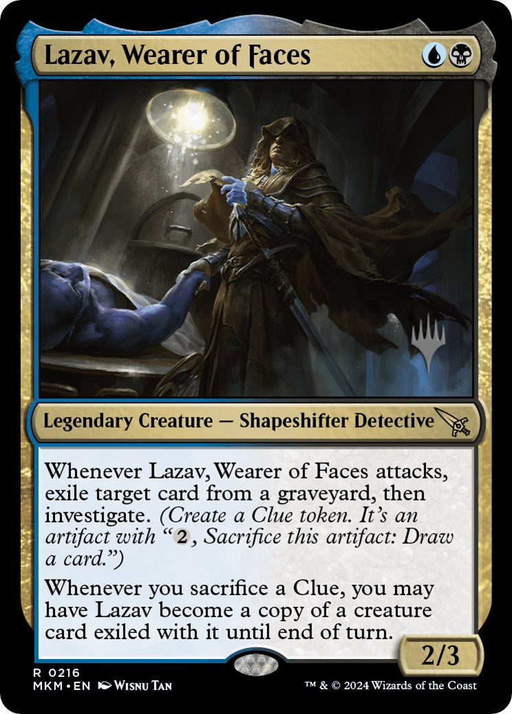 Lazav, Wearer of Faces (Promo Pack) [Murders at Karlov Manor Promos] | Rook's Games and More