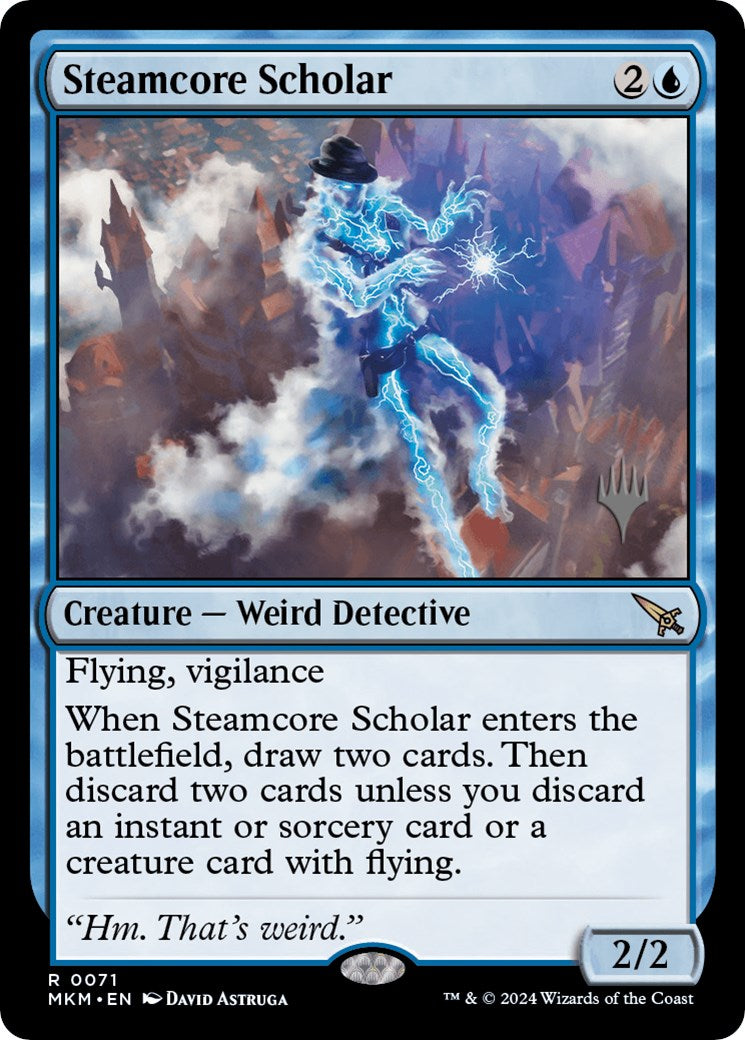 Steamcore Scholar (Promo Pack) [Murders at Karlov Manor Promos] | Rook's Games and More