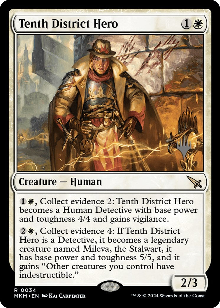 Tenth District Hero (Promo Pack) [Murders at Karlov Manor Promos] | Rook's Games and More