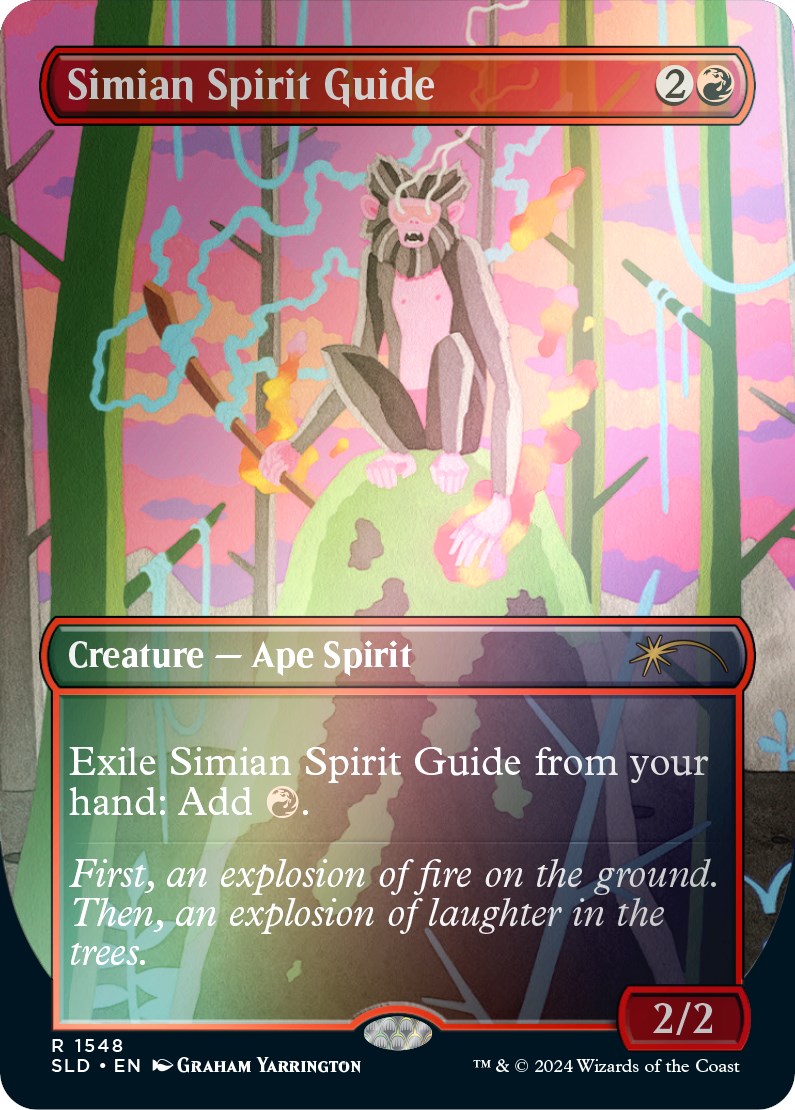 Simian Spirit Guide (Rainbow Foil) [Secret Lair Drop Series] | Rook's Games and More