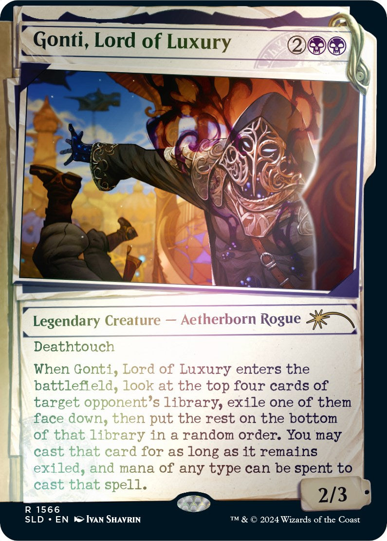 Gonti, Lord of Luxury (Rainbow Foil) [Secret Lair Drop Series] | Rook's Games and More