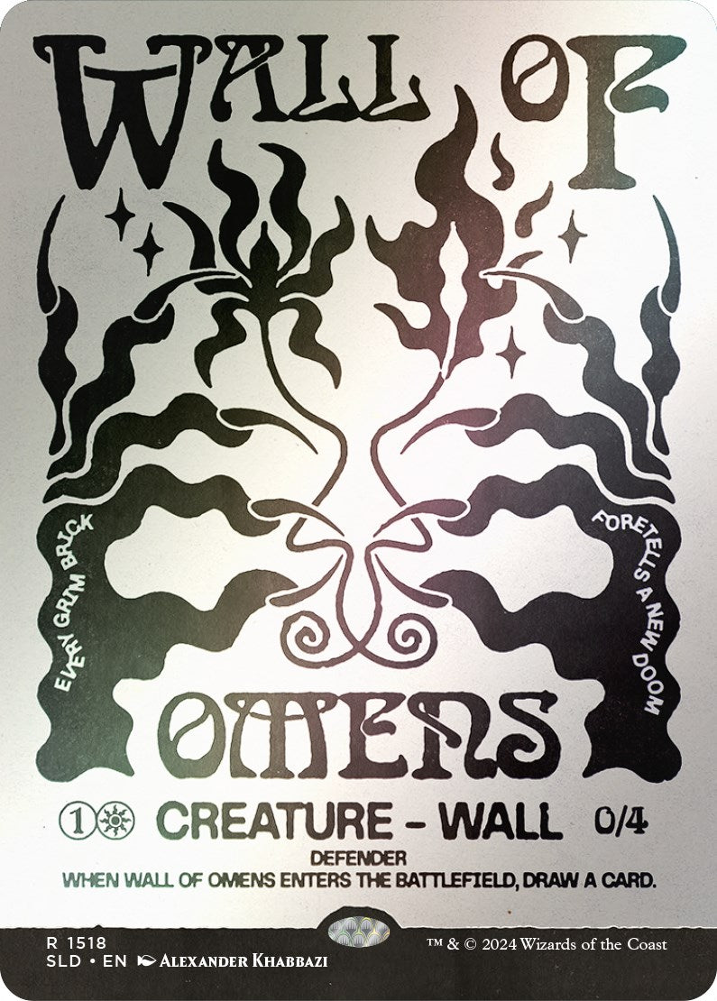 Wall of Omens (Rainbow Foil) [Secret Lair Drop Series] | Rook's Games and More