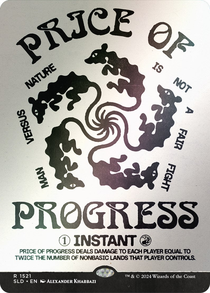 Price of Progress (Rainbow Foil) [Secret Lair Drop Series] | Rook's Games and More