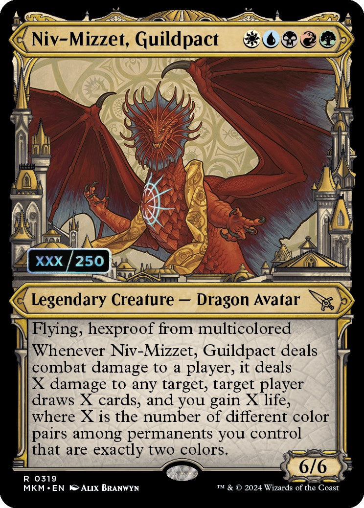 Niv-Mizzet, Guildpact (Serialized) [Murders at Karlov Manor] | Rook's Games and More