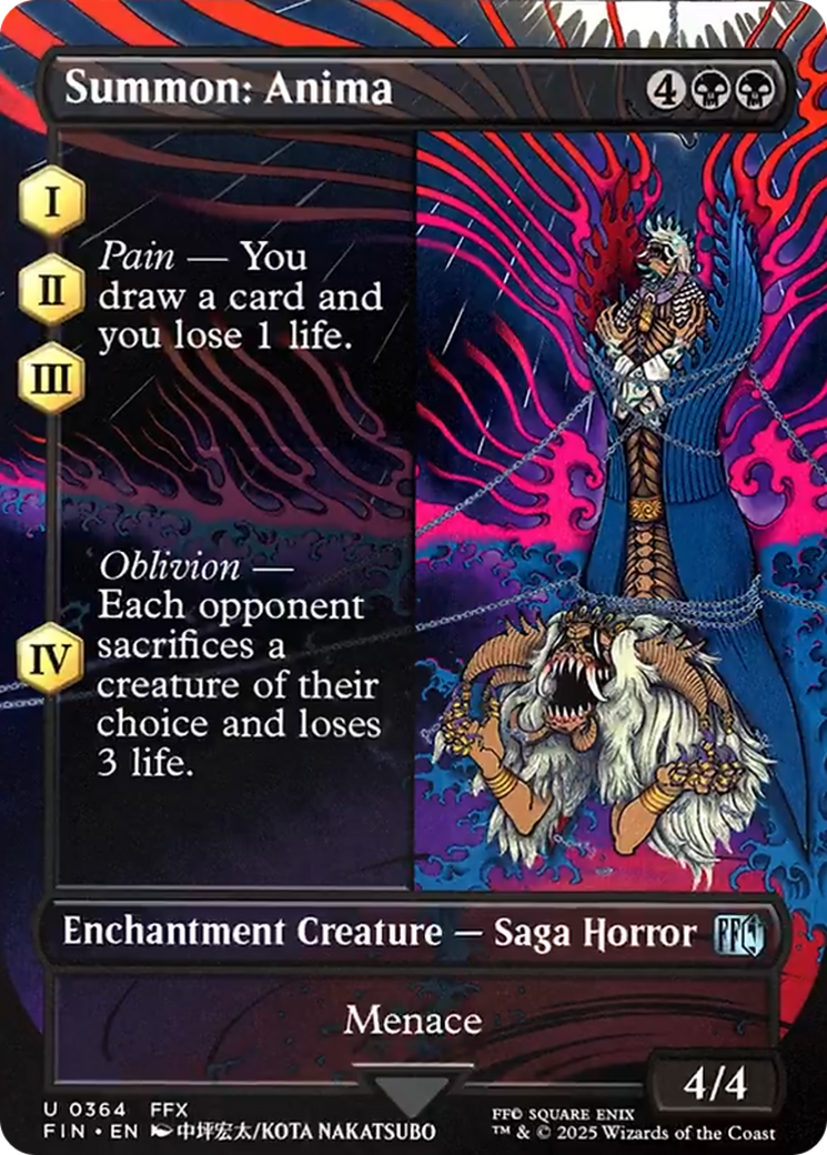 Summon: Anima (Borderless) [FINAL FANTASY] | Rook's Games and More