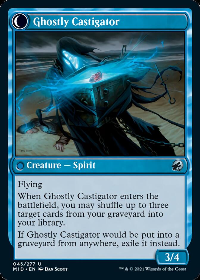 Covetous Castaway // Ghostly Castigator [Innistrad: Midnight Hunt] | Rook's Games and More