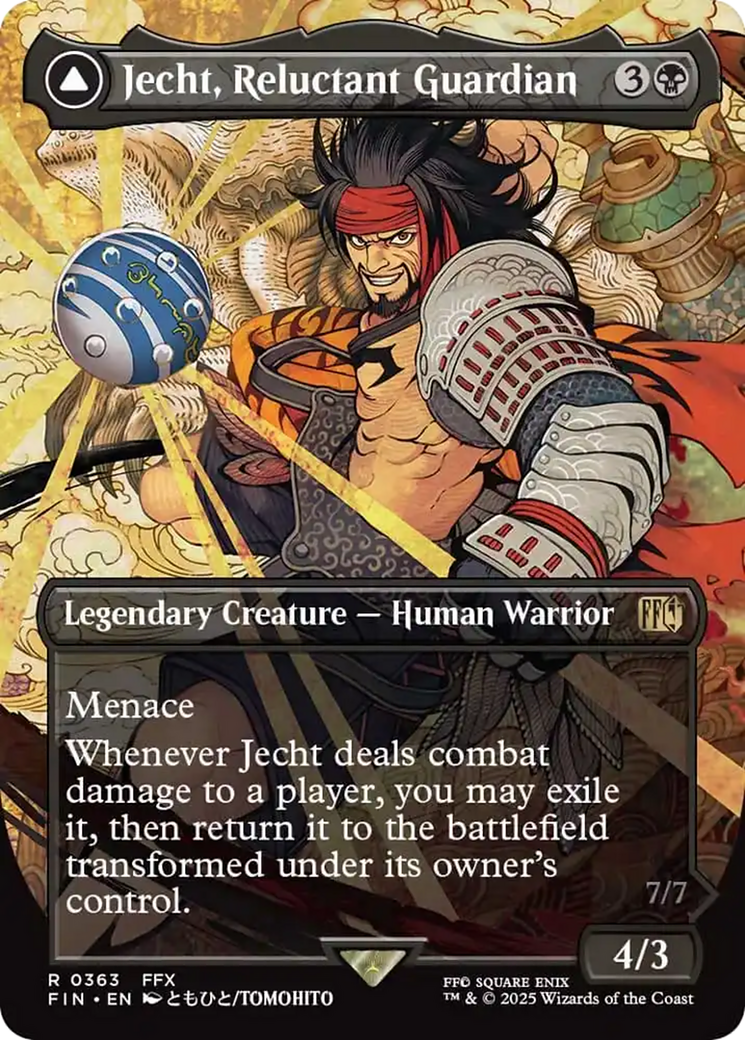 Jecht, Reluctant Guardian // Braska's Final Aeon (Borderless) [FINAL FANTASY] | Rook's Games and More