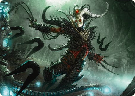 Vraan, Executioner Thane Art Card [Phyrexia: All Will Be One Art Series] | Rook's Games and More