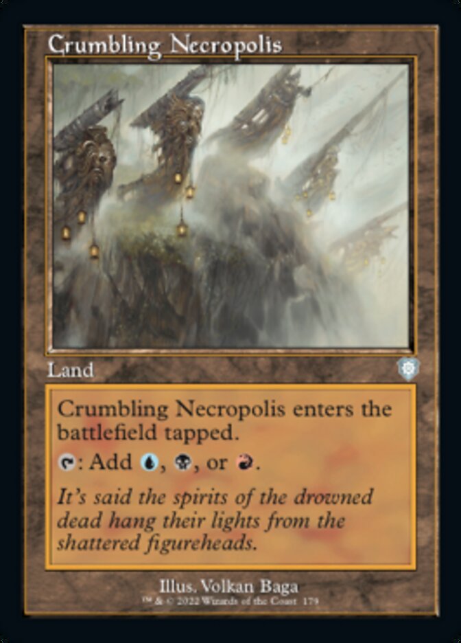 Crumbling Necropolis (Retro) [The Brothers' War Commander] | Rook's Games and More