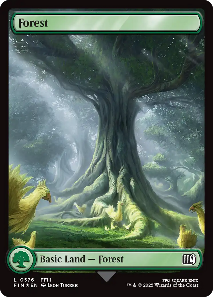 Forest (0576) (Surge Foil) [FINAL FANTASY] | Rook's Games and More