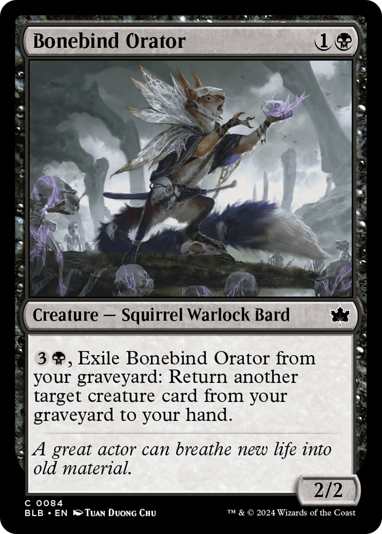 Bonebind Orator [Bloomburrow] | Rook's Games and More