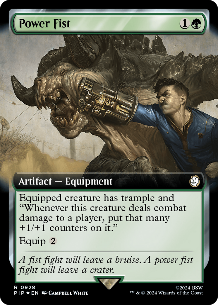 Power Fist (Extended Art) (Surge Foil) [Fallout] | Rook's Games and More