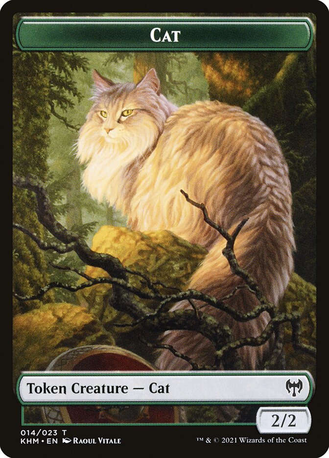 Treasure // Cat Double-Sided Token [Kaldheim Tokens] | Rook's Games and More