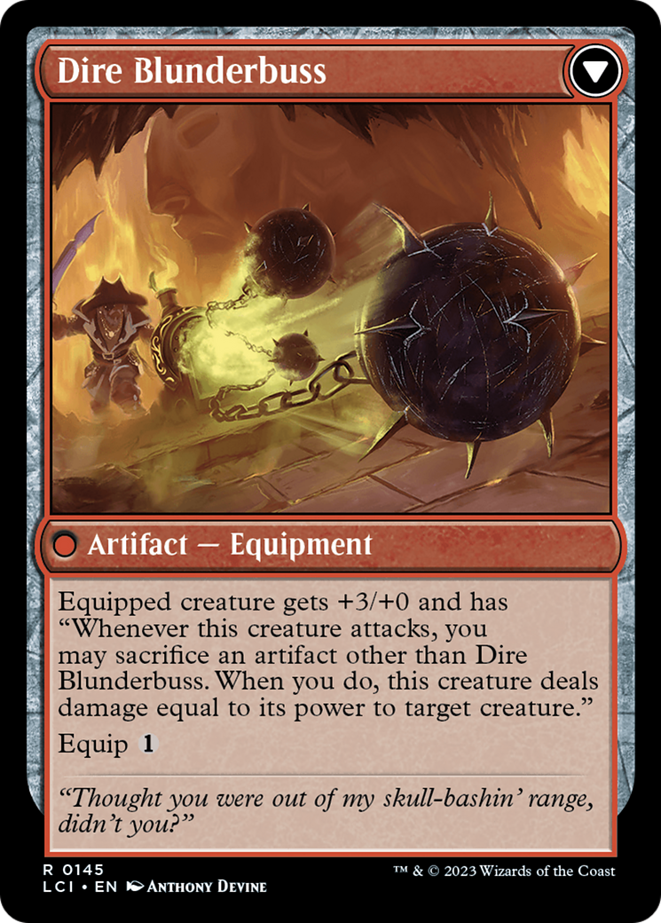 Dire Flail [The Lost Caverns of Ixalan] | Rook's Games and More