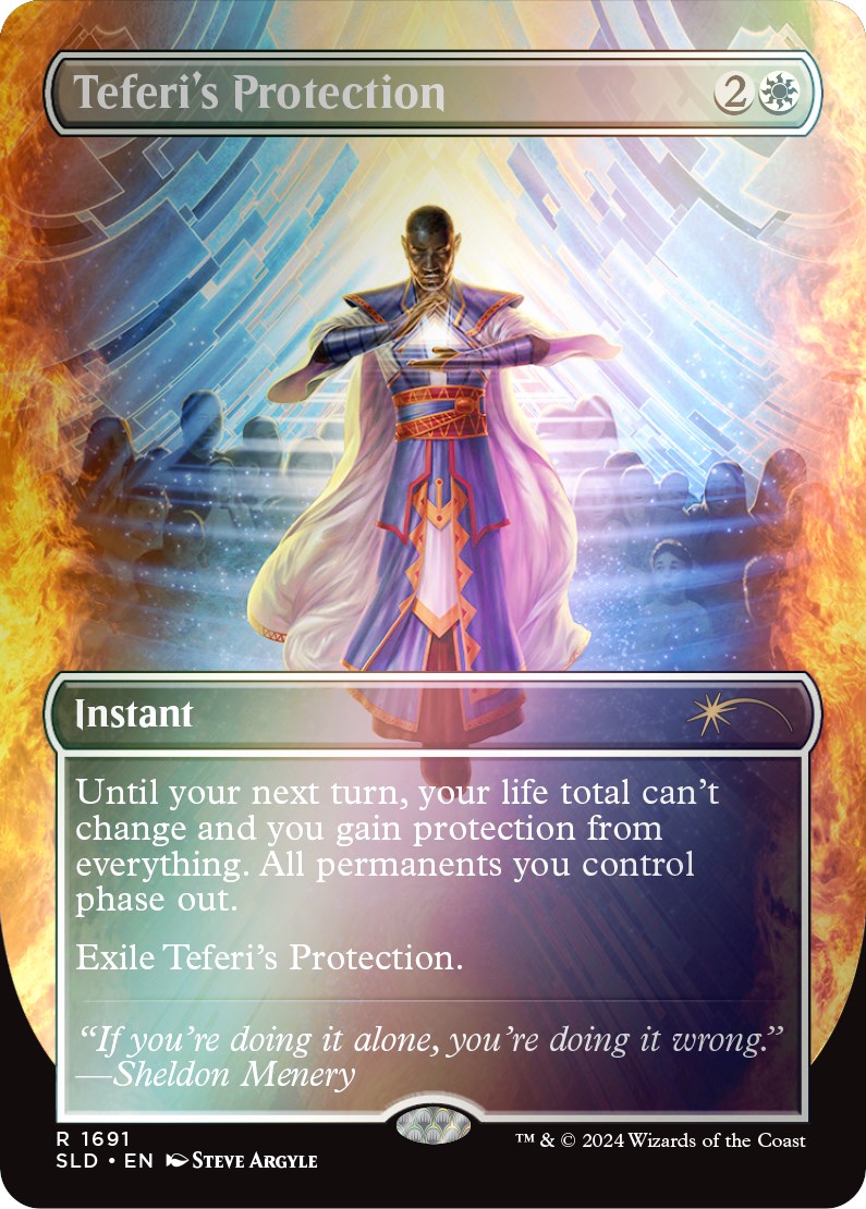 Teferi's Protection (1691) (Rainbow Foil) [Secret Lair Drop Series] | Rook's Games and More