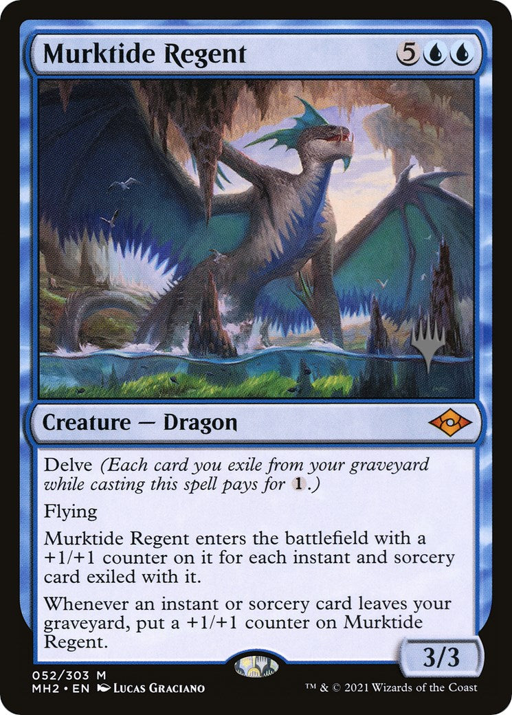 Murktide Regent (Promo Pack) [Murders at Karlov Manor Promos] | Rook's Games and More