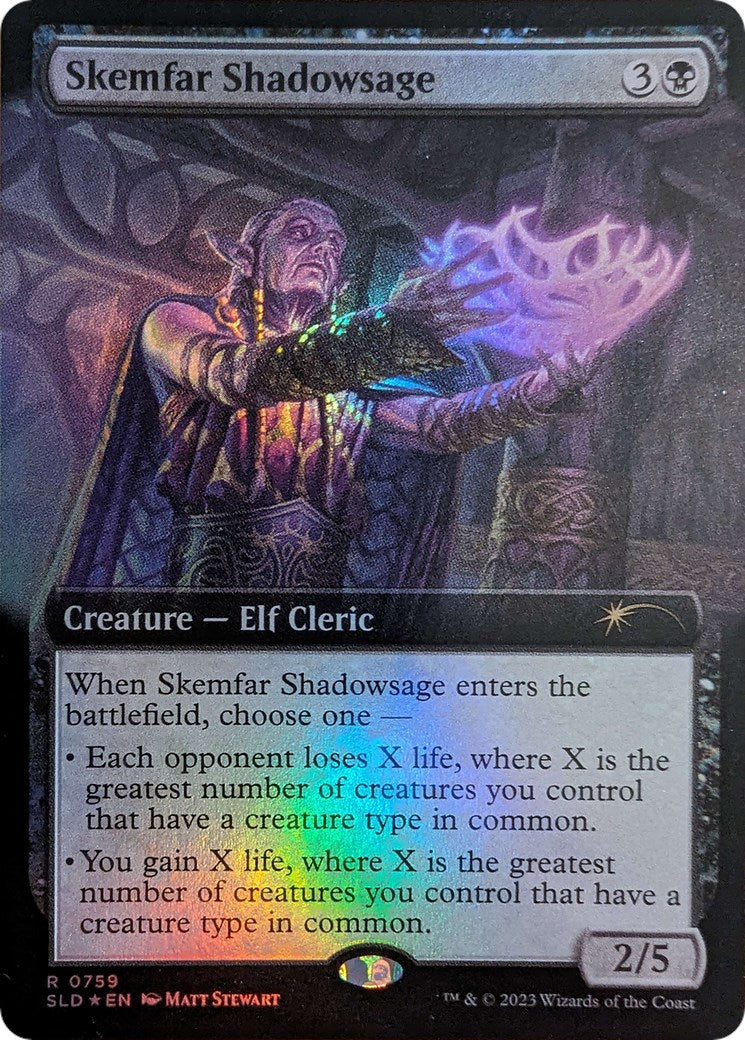 Skemfar Shadowsage (Extended Art) [Secret Lair Drop Series] | Rook's Games and More